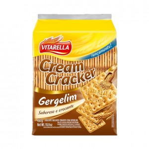 Bis Vitarella Cream Cracker Gergelim 450g