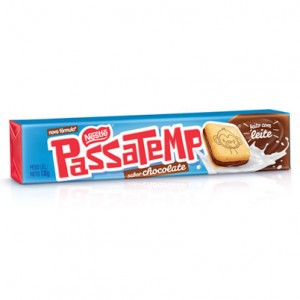Bis Nestle Passatempo Rech Chocolate 130g
