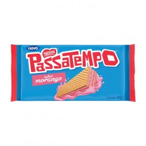Bis Nestle Wafer Passatempo Morango 110g