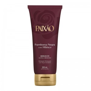 Hidratante Corporal Desodorante Paixão Framboesa Negra com Hibisco 200ml