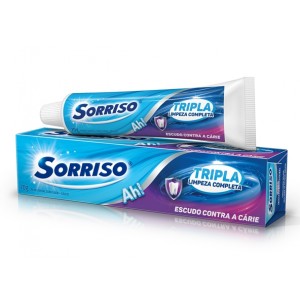 Creme Dental Sorriso Tripla Limpeza Completa 70g