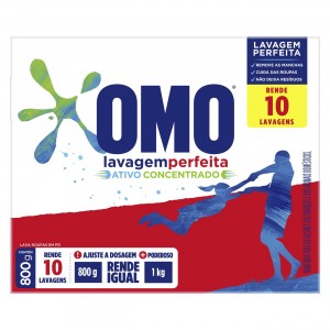 Sabão Em Pó Omo Lavagem Perfeita 800g