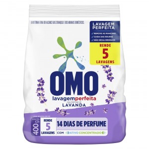 Sabão Em Pó Omo Lavanda Sache 400g