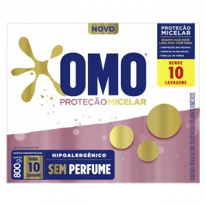 Sabão Em Pó Omo Proteção Micelar 800g