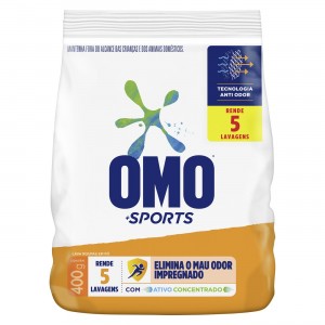 Sabão Em Pó Omo Sport Sache 400g