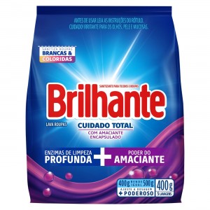 Sabão Em Pó Brilhante Cuidado Total 400g
