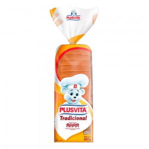 Pão de Forma Plusvita Tradicional 500g